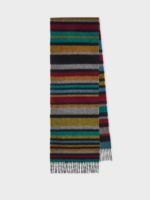 Paul Smith 'Signature Stripe' Cashmere Scarf
