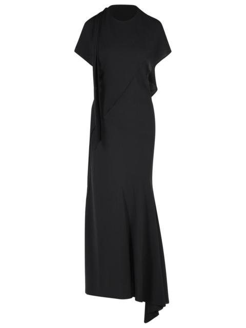 THE ATTICO The Attico Virgin Wool Midi Dress Black