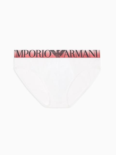 EMPORIO ARMANI BRIEFS IN SUPERFINE COTTON