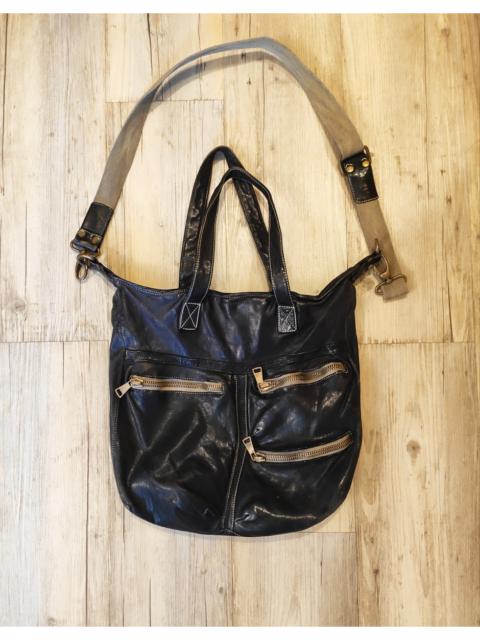 Other Designers Giorgio Brato - Big washed leather crossbody bag.Like Guidi or Marsell