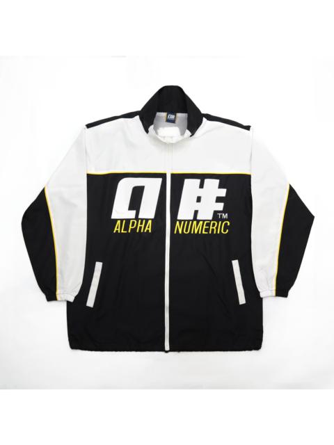 Other Designers 90s Vintage ALPHANUMERIC Windbreaker Track Jacket Color Block