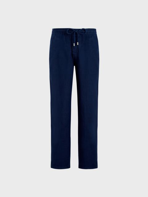 Vilebrequin MEN LINEN PANTS REGULAR FIT SOLID