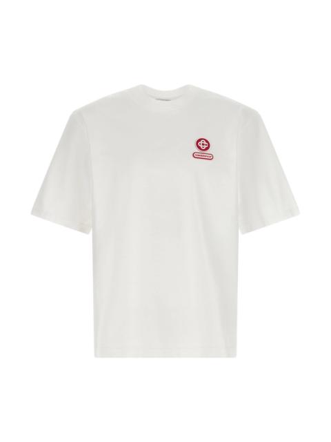 CASABLANCA Logo patch t-shirt