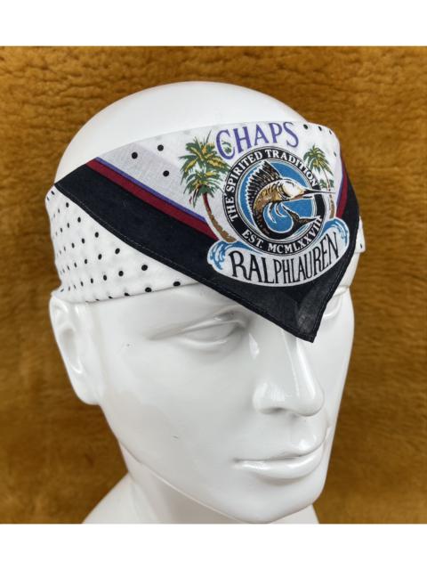 Other Designers Vintage - chaps ralph lauren bandana handkerchief neckerchief HC0436