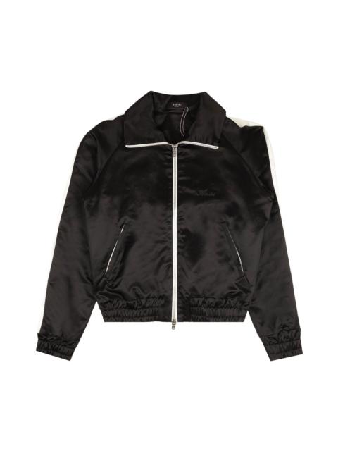 AMIRI Amiri Full Zip Satin Track Jacket 'Black'