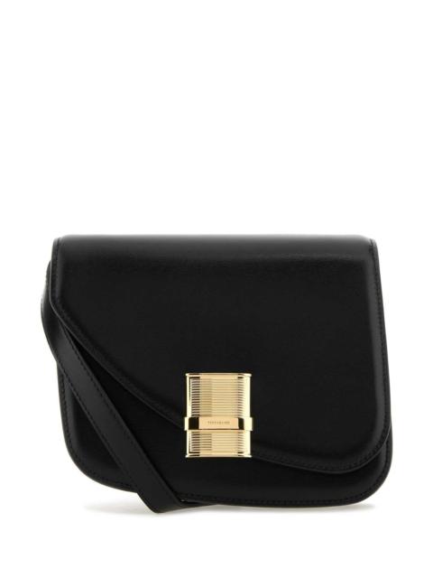 FERRAGAMO Salvatore Ferragamo Women Black Leather Crossbody Bag