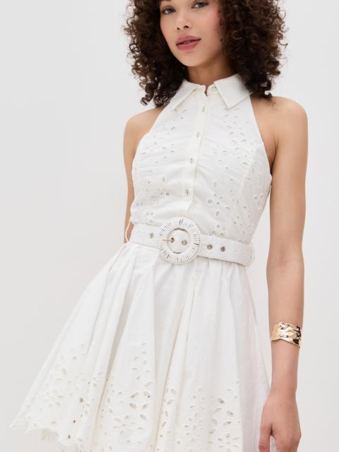 HEMANT & NANDITA Short Dress with Buckle Belt