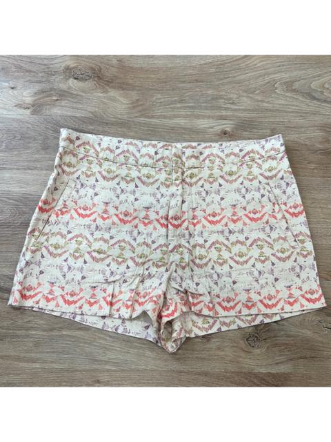 Other Designers Free People Boho Aztec Print Linen Shorts
