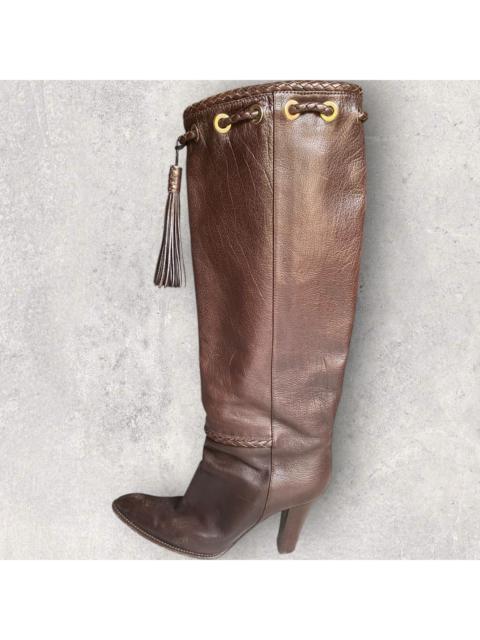 SAINT LAURENT YSL Tassel Boots Heels