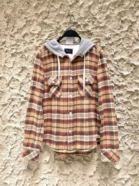 NUMBER (N)INE Number (N)ine Flannel Hooded Shirt 05AW Takahiro Miyashita