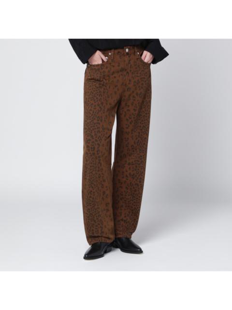 Citizens of Humanity Citizens Of Humanity Relaxed Miro Jeans With Cheetah Print Women
