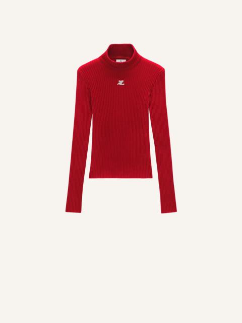 courrèges PULLOVER HIGH NECK REEDITION