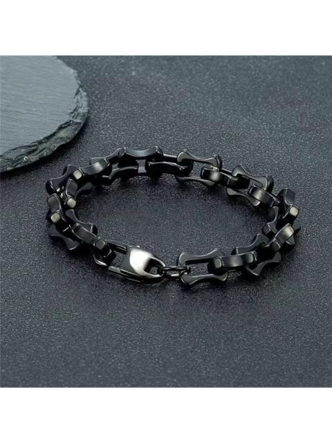 Other Designers Japanese Brand - 21 Cm Industrial Steel "Bones" Chain Bracelet