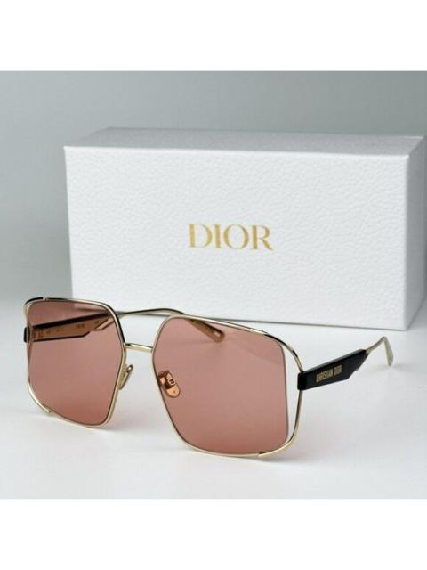 Dior NEW Dior ARCHIDIOR S1U  B0E0 Gold Pink Women Oversized Square Sunglasses