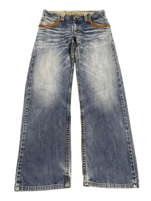 Other Designers Edwin XV Exclusive Vintage Blue Bleached Style Loose Jeans