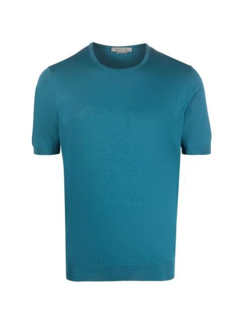 CORNELIANI silk-cotton short-sleeve T-shirt