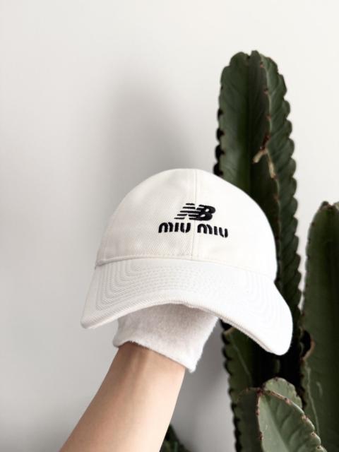 Other Designers Miu Miu × New Balance - RARE! Miu Miu x New Balance Red Cord Tennis Cap Hat
