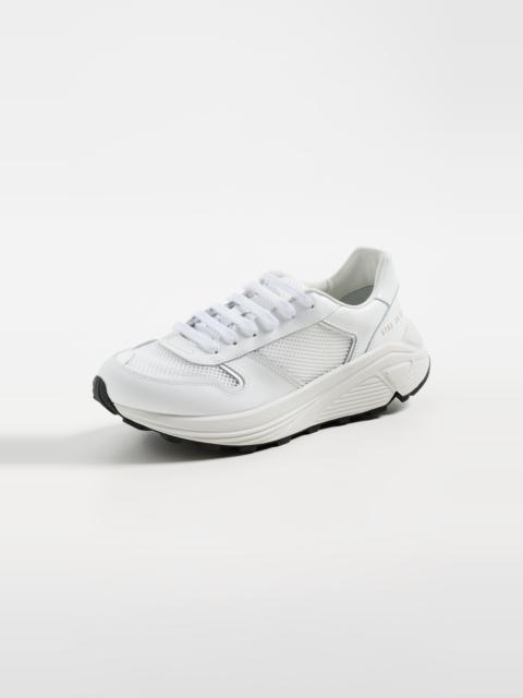 Common Projects Premium Runner In Mesh Sneakers