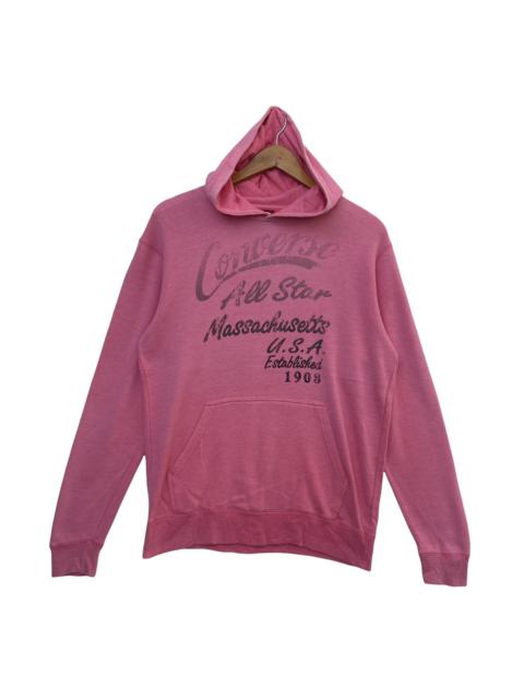 Converse Converse Hoodie | Spell Out Block Colour Sweatshirt | L |