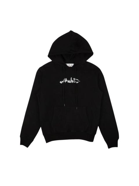 Off-White Off-White Paint Arrow Slim Hoodie 'Black/White'