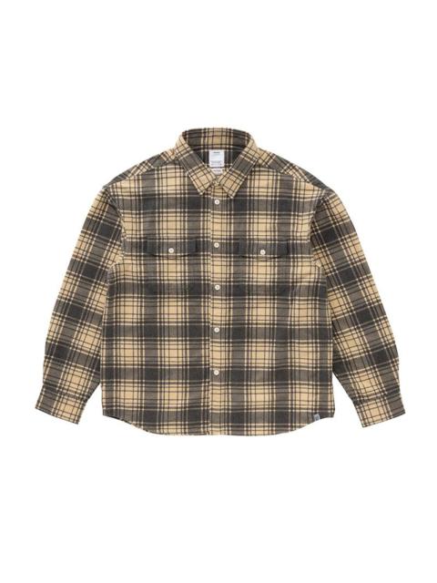 visvim PIONEER CHECK L/S BEIGE