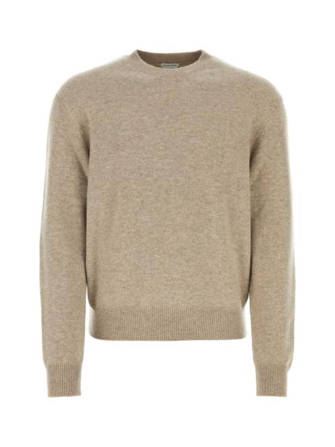 Bottega Veneta Bottega Veneta Men Cappuccino Stretch Cashmere Blend Sweater