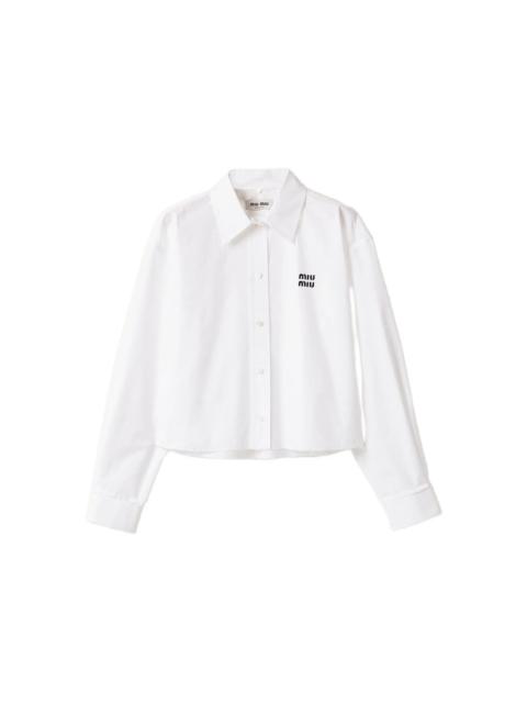 Miu Miu Miu Miu White Tops - Shirts Women