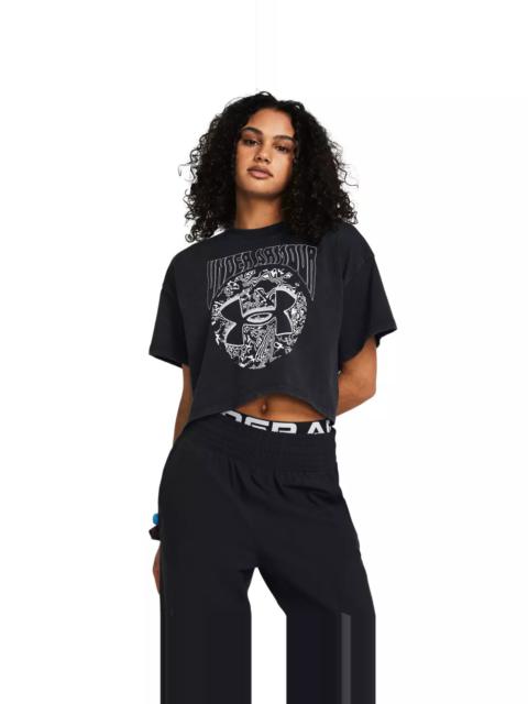 Under Armour Women's Heavyweight Dusk to Dawn Crop Tee