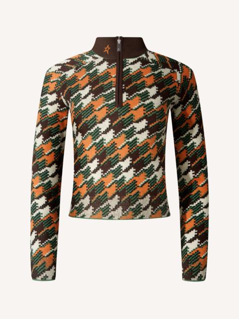 PERFECT MOMENT LA Tour Merino Wool 1/4 Zip Sweater