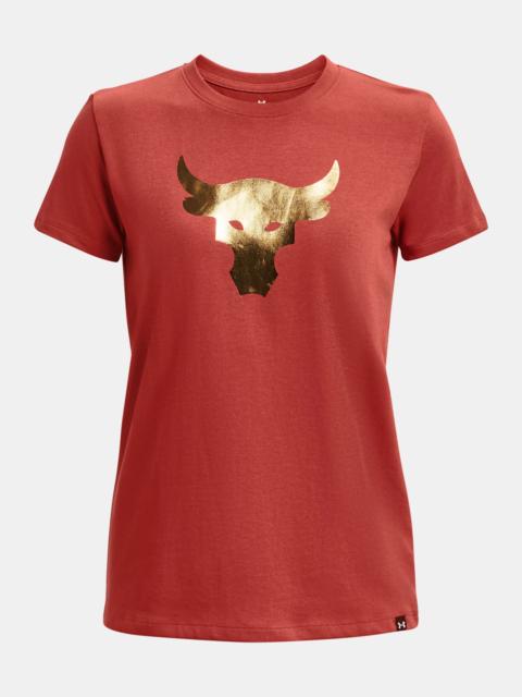 Under Armour Women's Project Rock Arena Heavyweight Short Sleeve