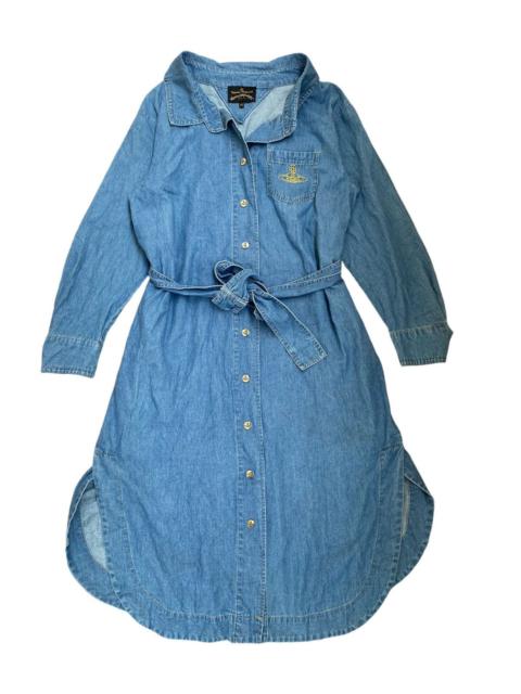 🚨ACCEPT OFFER🚨Vivienene westwood anglomanis maxi dress denim