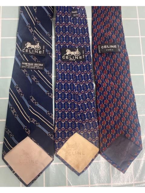 CELINE Lot of 3 Celine Necktie