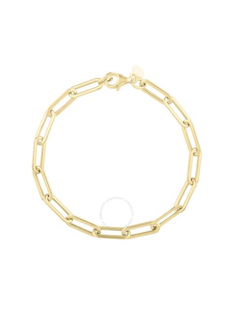 Kylie Harper - Kylie Harper Ladies 14k Gold THICK 4.8mm Paperclip Statement Bracelet