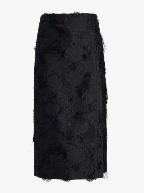 Proenza Schouler Dalma Skirt in Chrysanthemum Float Jacquard