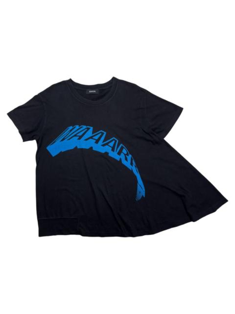 Other Designers CABANE de ZUCCa - Distressed Zucca Avant Garde Y2K Asymmetrical War T-Shirt