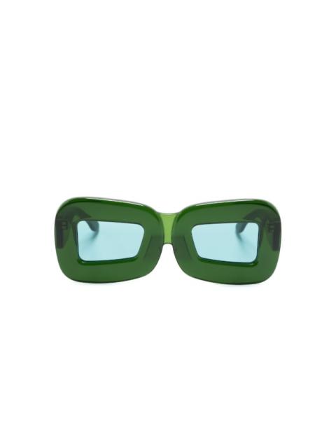 HENRIK VIBSKOV MARLA SUNGLASSES - DARK GREEN
