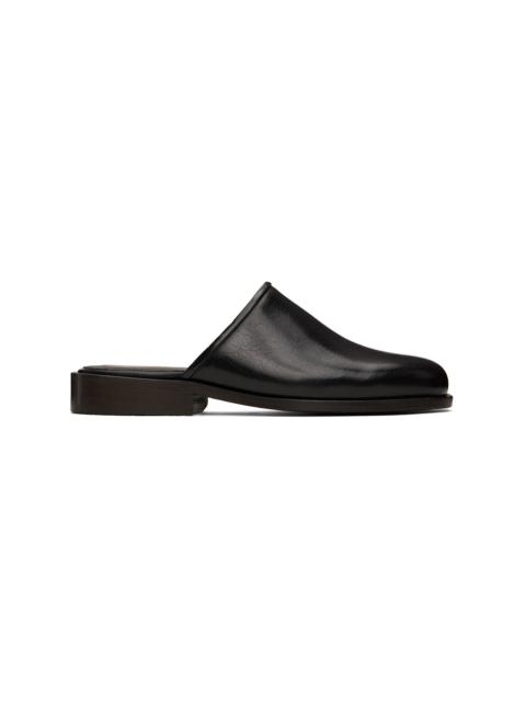 Lemaire Black Square Mules