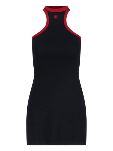 courrèges MINI SHEATH DRESS