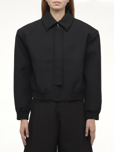 Fax Copy Express * Zip Shoulder Jacket in Black