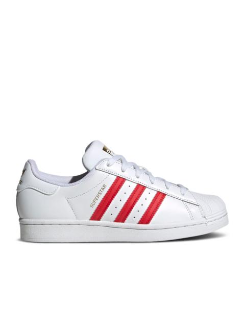 adidas WMNS SUPERSTAR 'WHITE BETTER SCARLET'