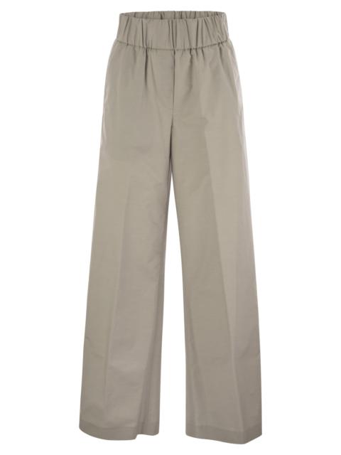Peserico - Peserico Women Trousers In Lightweight Technical Cotton Canvas