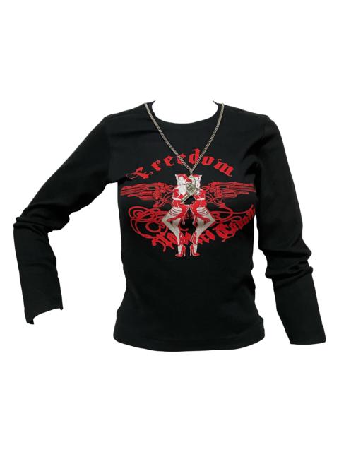 ROBERTO CAVALLI Freedom Long Sleeve T-Shirt
