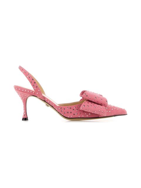 MACH & MACH Pink Suede Le Cadeau Pumps