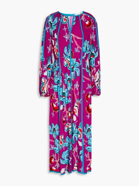 DIANE VON FURSTENBERG Scott printed voile midi dress
