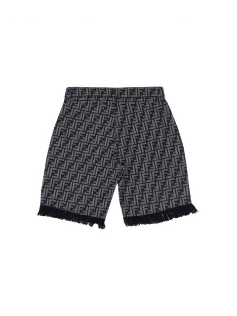 FENDI Fendi Men Ff Denim Bermuda Shorts
