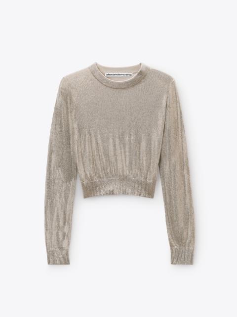 Alexander Wang Champagne Crystal Hotfix Pullover