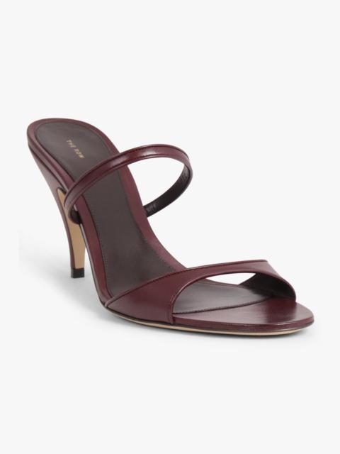 The Row VIKA KNOT STRAP 80MM MULE | BORDEAUX