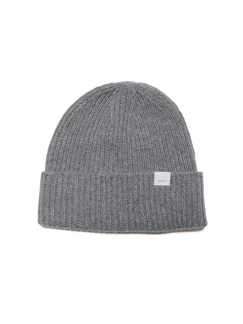 NORSE PROJECTS Standard Merino Lambswool Beanie Grey Melange