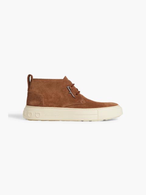 FERRAGAMO Montgomery suede desert boots