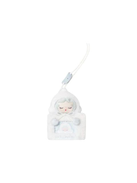 POP MART Pop Mart POP BEAN Fluffy & Cozy Series SKULLPANDA Fuzzy Snowman Secret Edition Card Holder Pendant